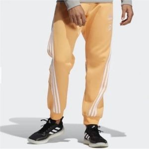 Adidas X Peloton Acid Orange Go Retro Unisex Joggers Size Medium